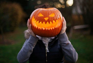 La calabaza es un símbolo de Halloween.