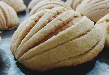 Conchas para desayuno mexicano 