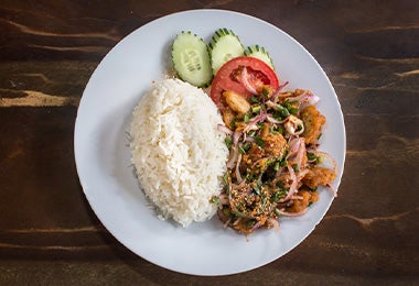 Cocinar en casa plato balanceado