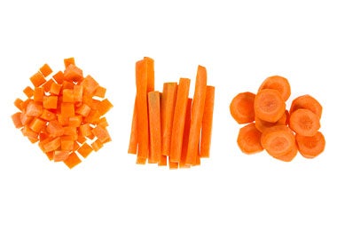 El color naranja de la zanahoria viene de los betacarotenos.