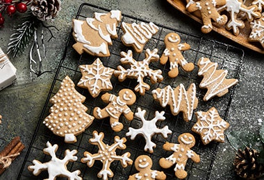 Galletas de jengibre de diferentes formas