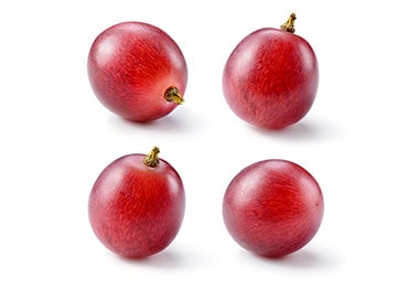 Las uvas son comunes en la comida mediterránea