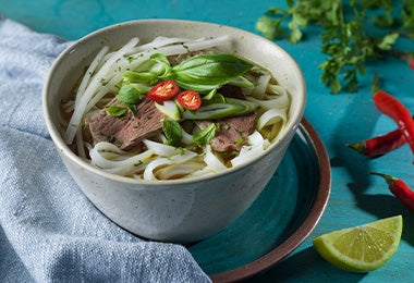 El pho es una comida típica de Vietnam