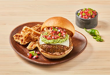 Hamburguesa con carne de frejol, receta con frejoles