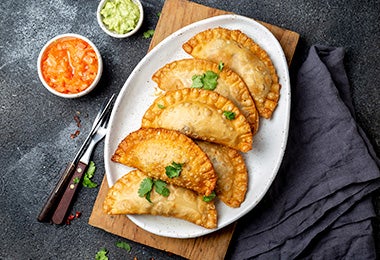 Las empanadas son un clásico en los libros de cocina latinoamericanos