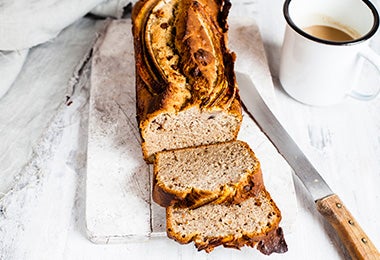 Pan cortado en rebanadas