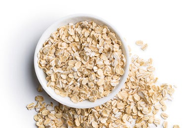 Avena lista para preparar una receta