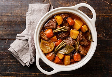 El estofado es una receta con zanahoria que tiene mucho sabor