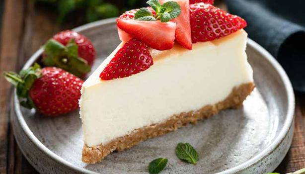 Cheesecake de frutillas.