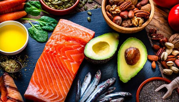  Proteínas, vegetales, nueces y semillas porciones de alimentos