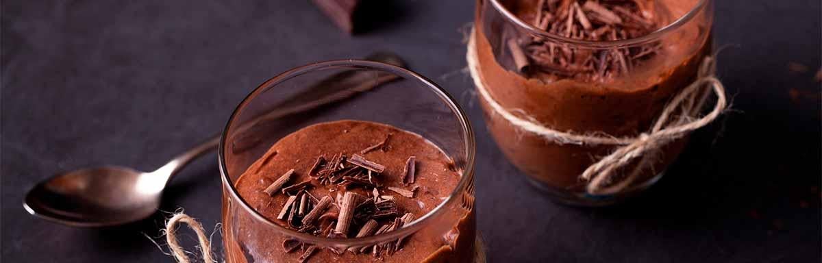 Mousse de chocolate, uno de los postres fríos más conocidos