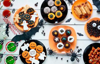 Variedad de comidas para Halloween Variedad de comidas para Halloween
