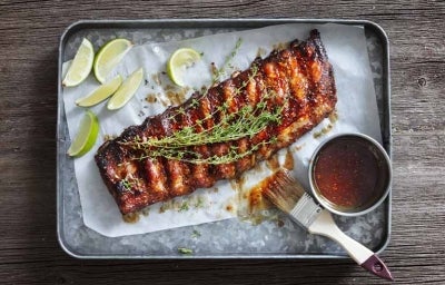 Asado de tira condimentado