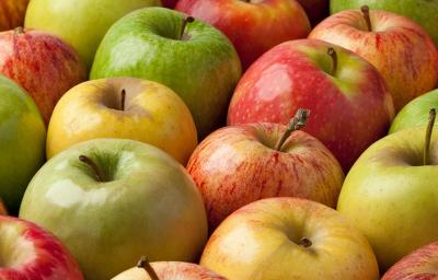 Manzana verde y roja Manzana verde y roja