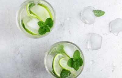 Bebidas con menta