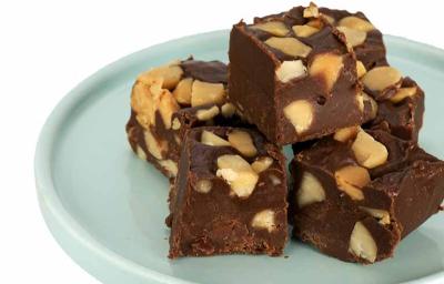 Brownies con frutos secos.