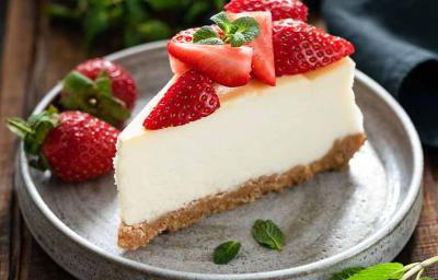 Cheesecake de frutillas. Cheesecake de frutillas.