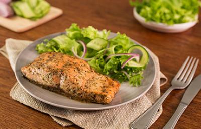 Salmón con orégano Salmón con orégano