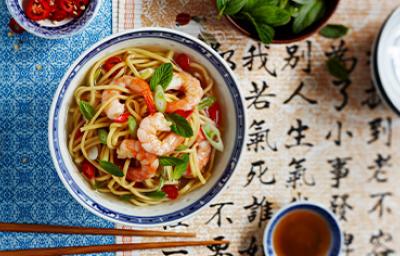 Ramen de camarones