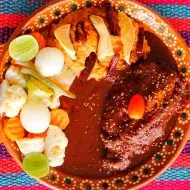 Plato de desayuno mexicano