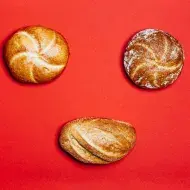 Tres tipos de pan diferentes