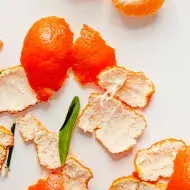 Cómo aprovechar las cáscaras de mandarina