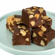 Brownies con frutos secos.