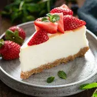 Cheesecake de frutillas.
