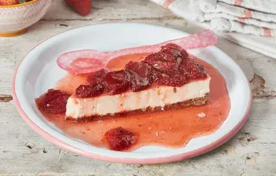 Cheesecake de Fresas Cheesecake de Fresas