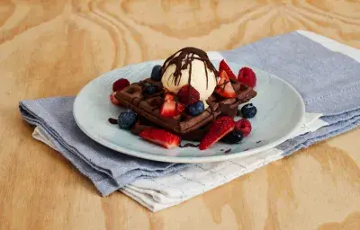 Waffle de Chocolate Waffle de Chocolate