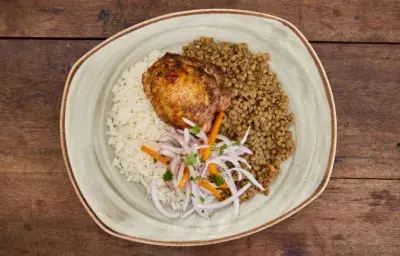 Pollo Brasero con Lentejas Pollo Brasero con Lentejas