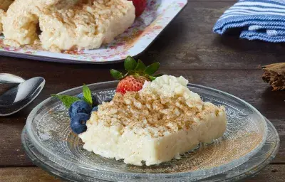 Pastel Frío de Arroz con Leche Pastel Frío de Arroz con Leche