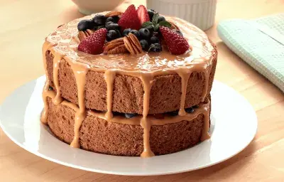 Christmas Naked Cake Christmas Naked Cake