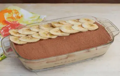 Tiramisú de Plátano Tiramisú de Plátano
