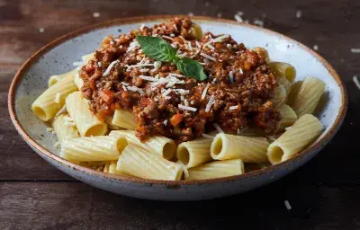 Fideos a la Bolognesa