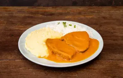 Asado con Puré