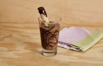 Batido de Helado, Cocoa y Plátano Batido de Helado, Cocoa y Plátano
