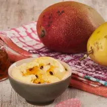 Postre Helado de Mango y Maracuyá