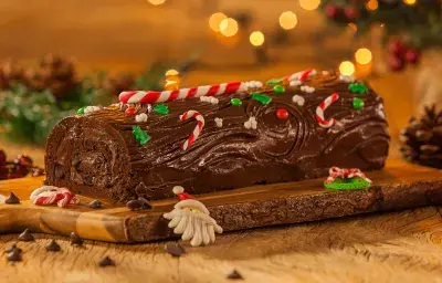 Tronco Navideño de Chocolate Tronco Navideño de Chocolate