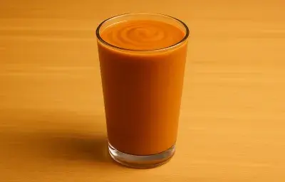 Batido papaya plátano algarrobina