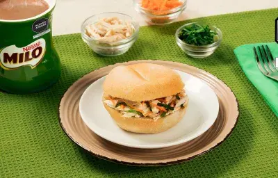 Sándwich de Pollo y Espinaca