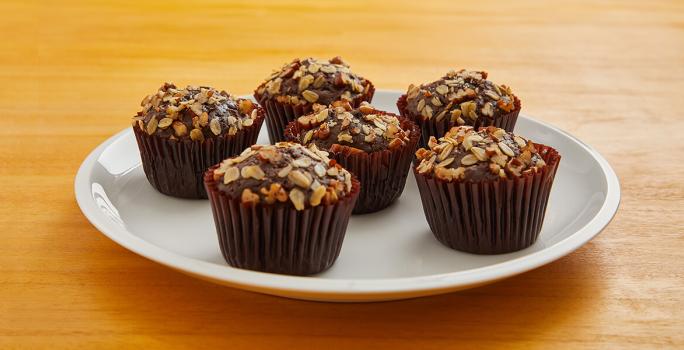 Kekito de Chocolate con Avena y Pecanas