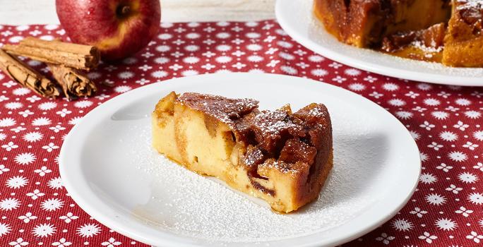 Budín de Manzana y Canela