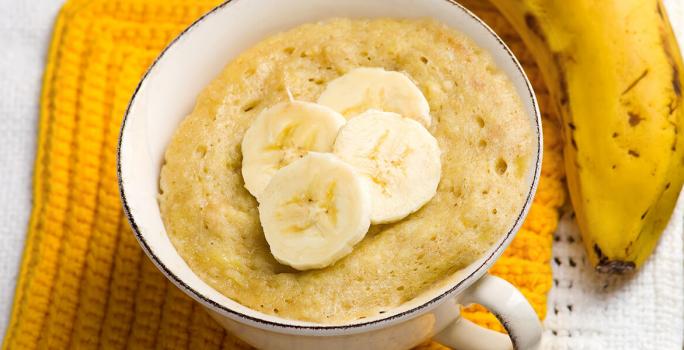 Mug cake de plátano con Anchor